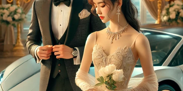 DALL·E 2024-08-05 22.03.02 – A heartwarming and luxurious scene based on the theme ‘Muôn Vàn Cưng Chiều’ (Endless Pampering), featuring a young woman named Trần Uyển Ước and a you